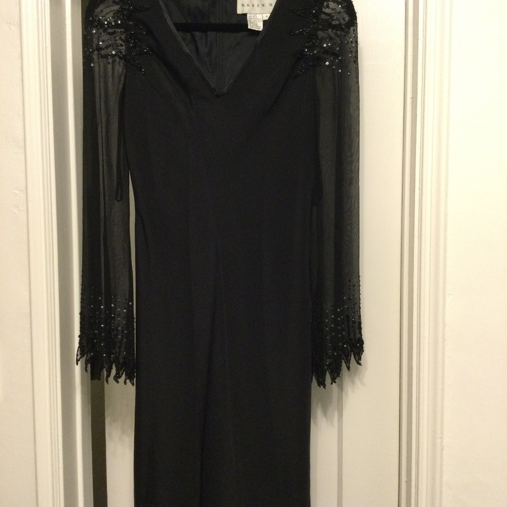 Basis II Silk black dress, size 4